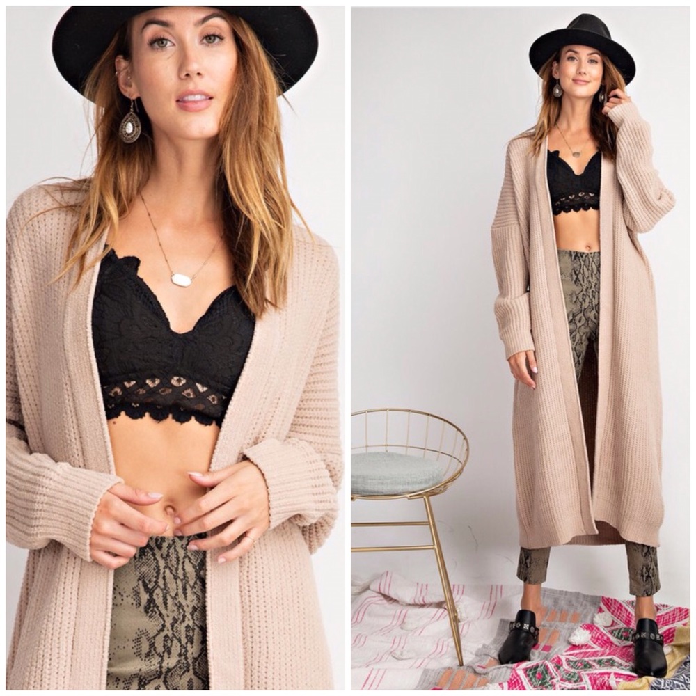 ❄️LAST2️⃣//OATMEAL LONGLINE CARDIGAN